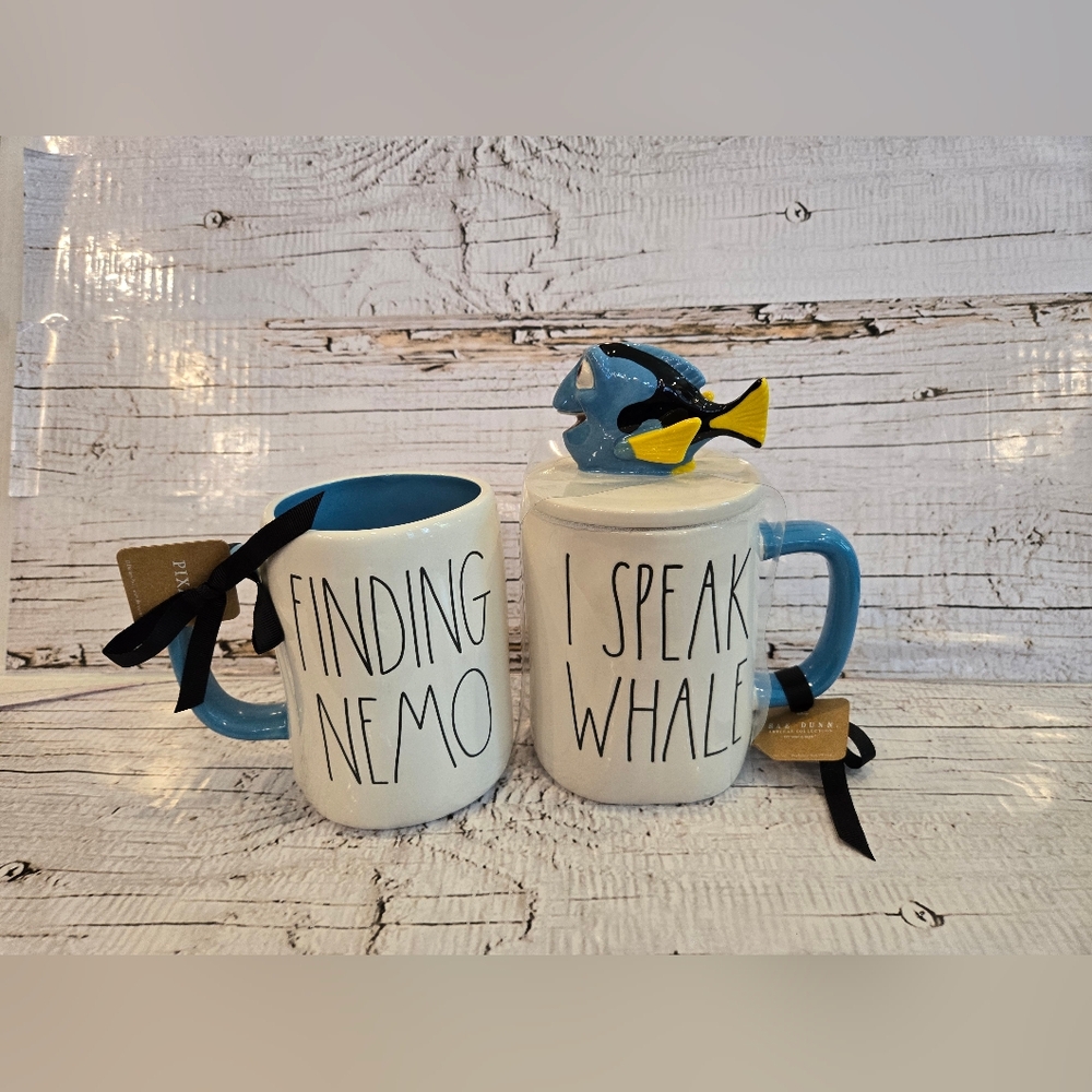 Rae Dunn/Pixar Finding Nemo mug Bundle